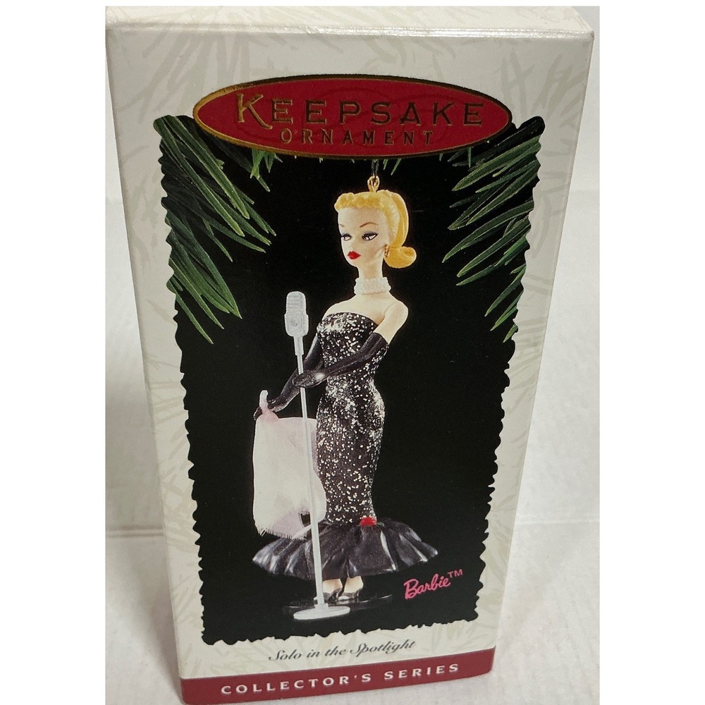 Hallmark Vintage Barbie Solo in the Spotlight Ornament Collector Series 1990s